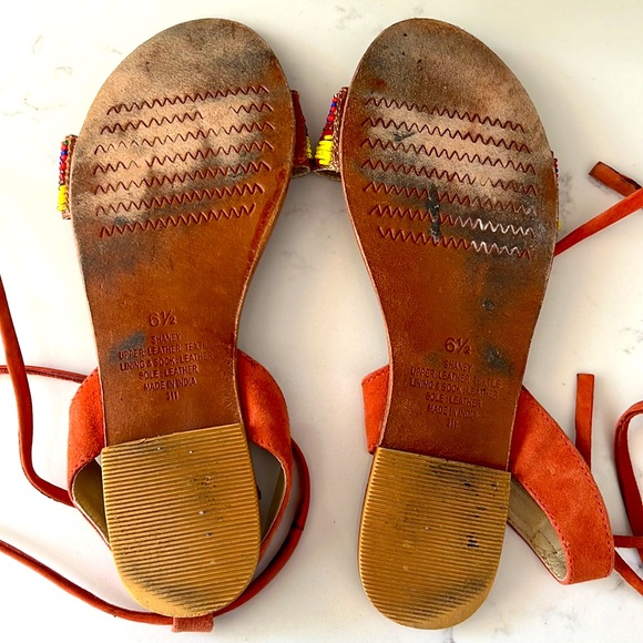 Steve Madden Colorful Beaded Sandal - Picture 4 of 4